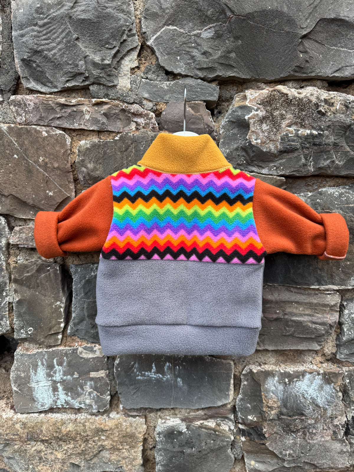 New born with buttons