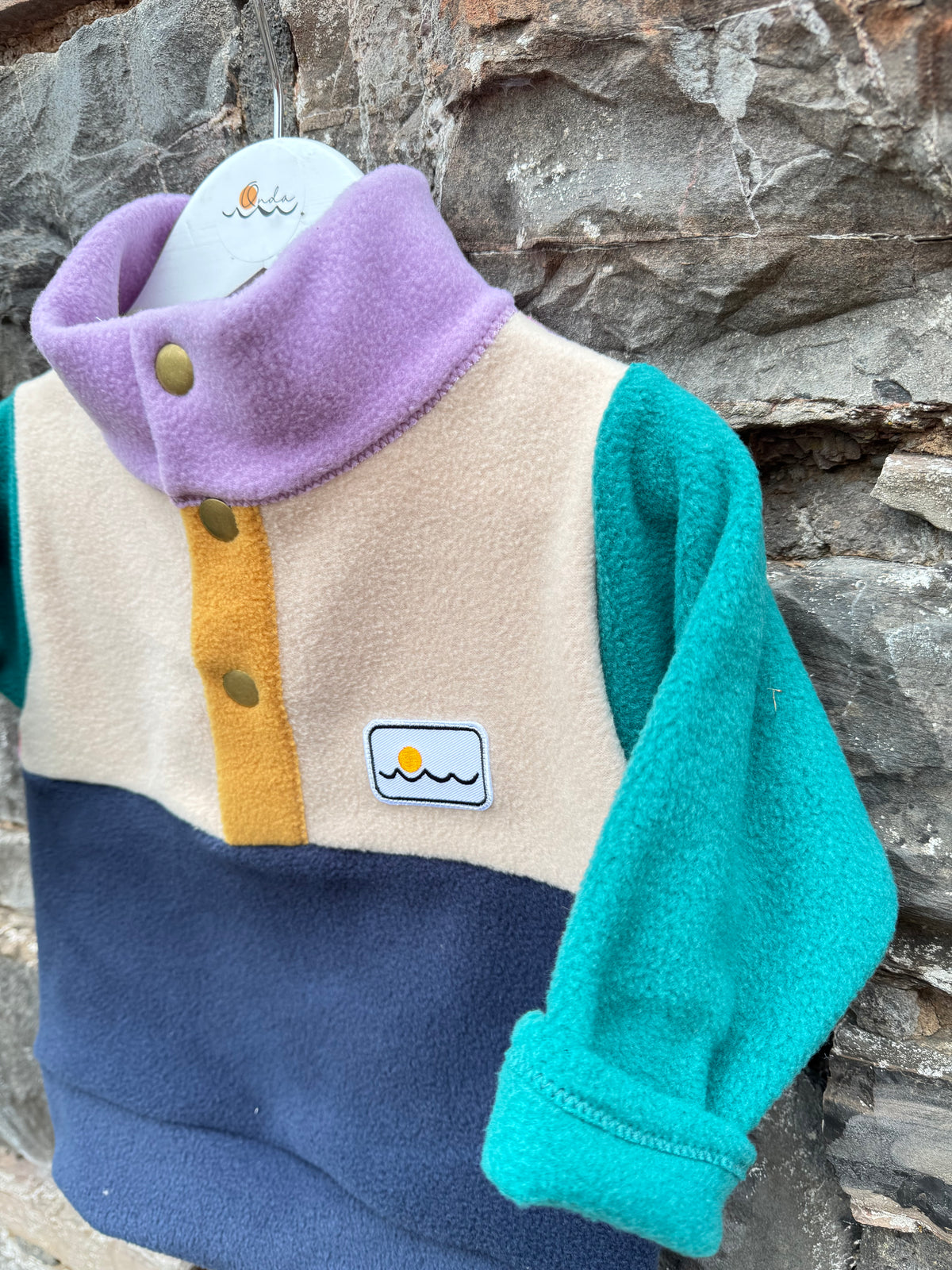9 months Fleece with button