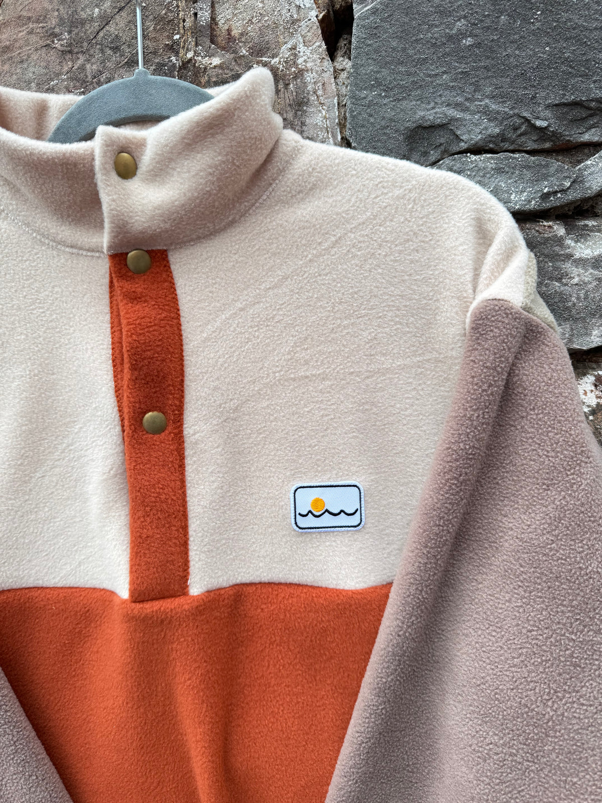 Small , Adult fleece with buttons