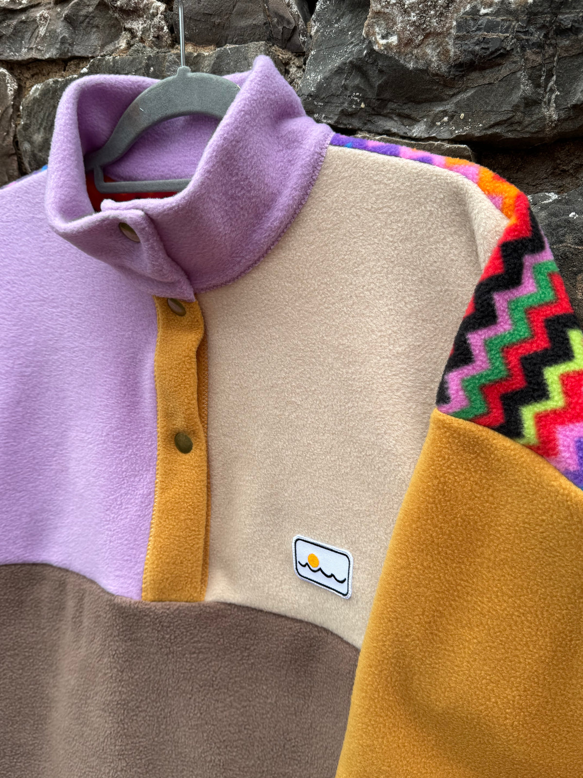 Short Large, Adult fleece with buttons