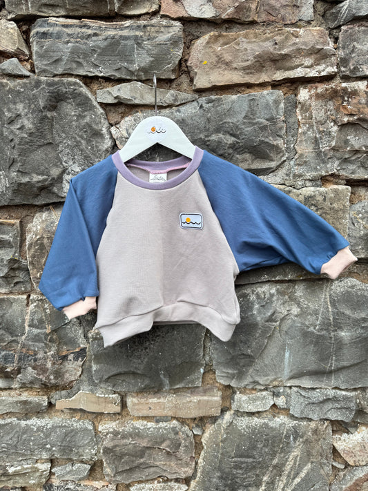 12 months, Raglan boxy fit sweatshirt