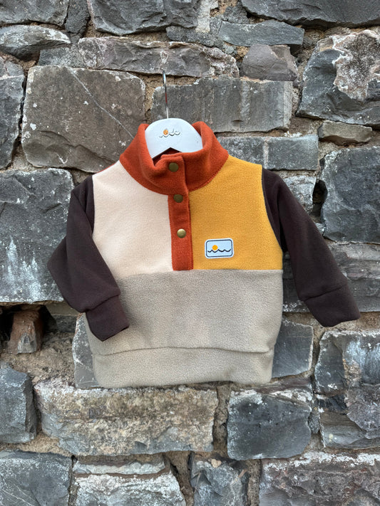 12 months Fleece with buttons