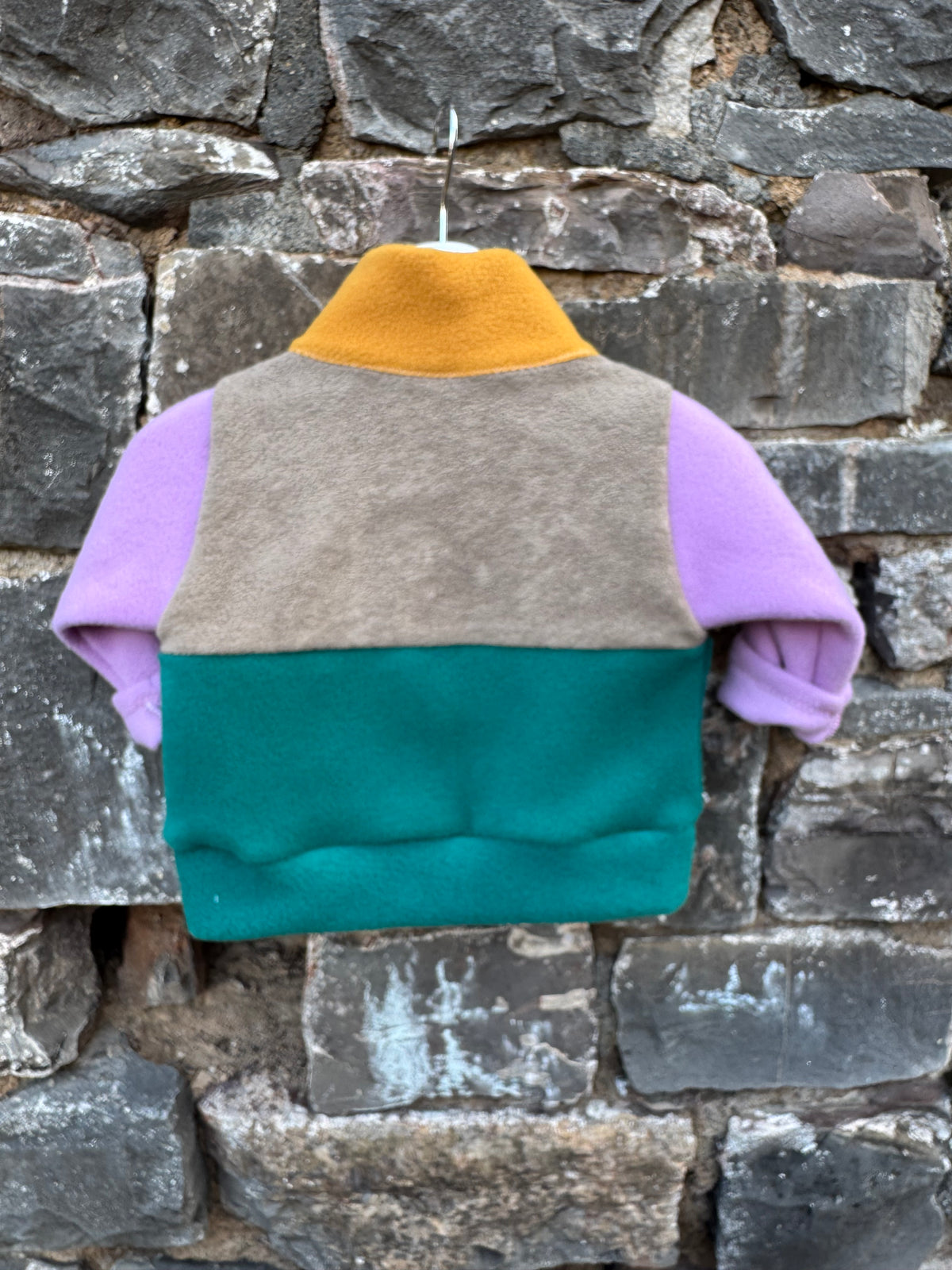 New born, fleece with buttons