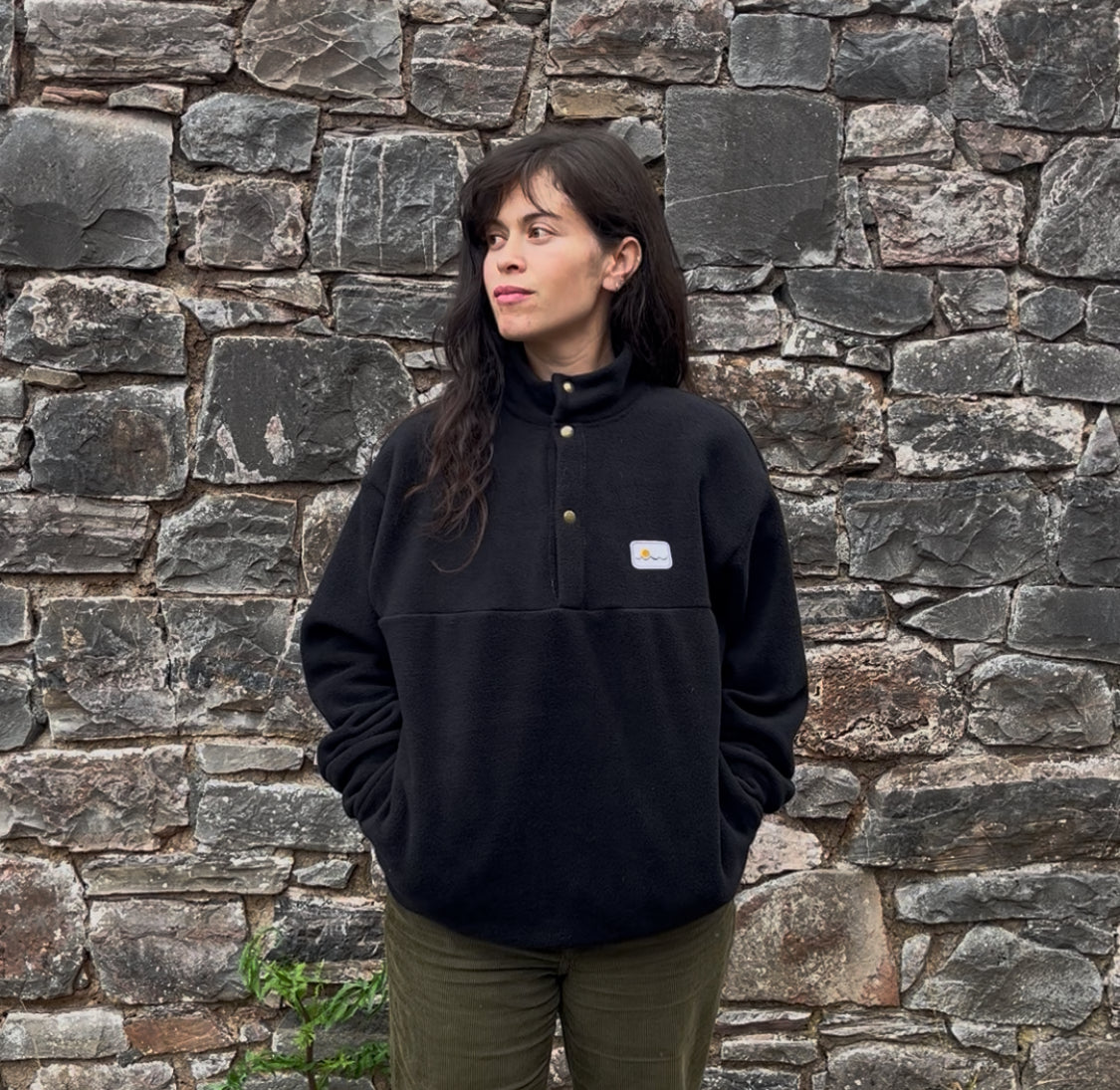 Adult Sweatshirt with pockets buttons