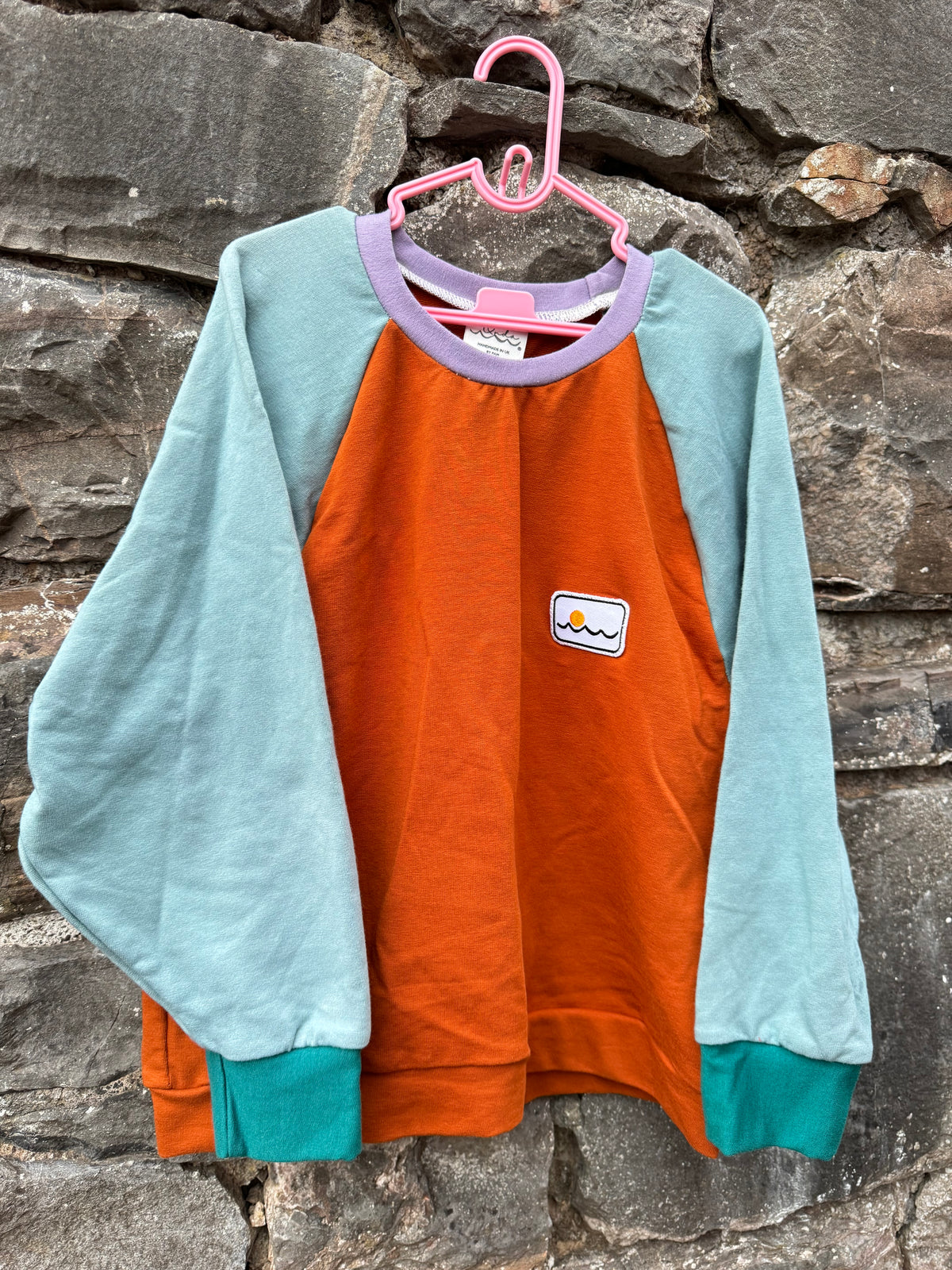 6 years, Raglan boxy fit sweatshirt
