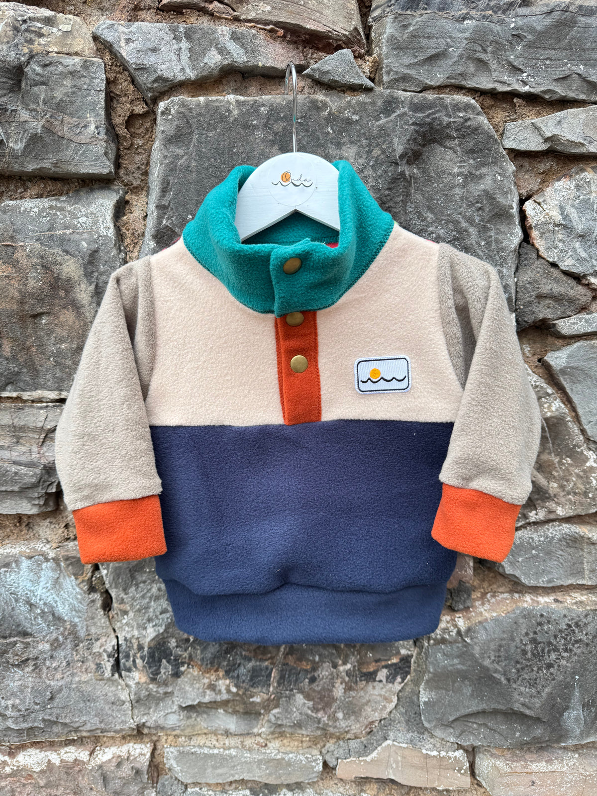 9 months Fleece with buttons
