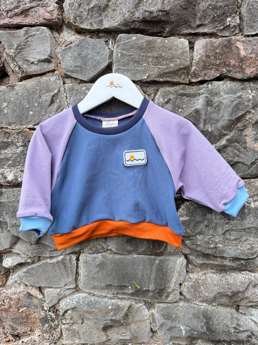 6 months, Raglan boxy fit sweatshirt
