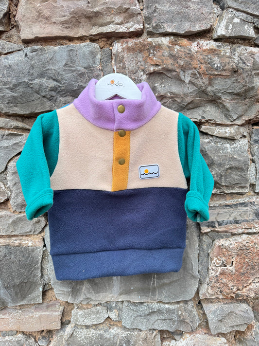 9 months Fleece with button