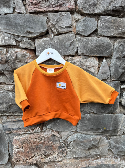 6 months, Raglan boxy fit sweatshirt