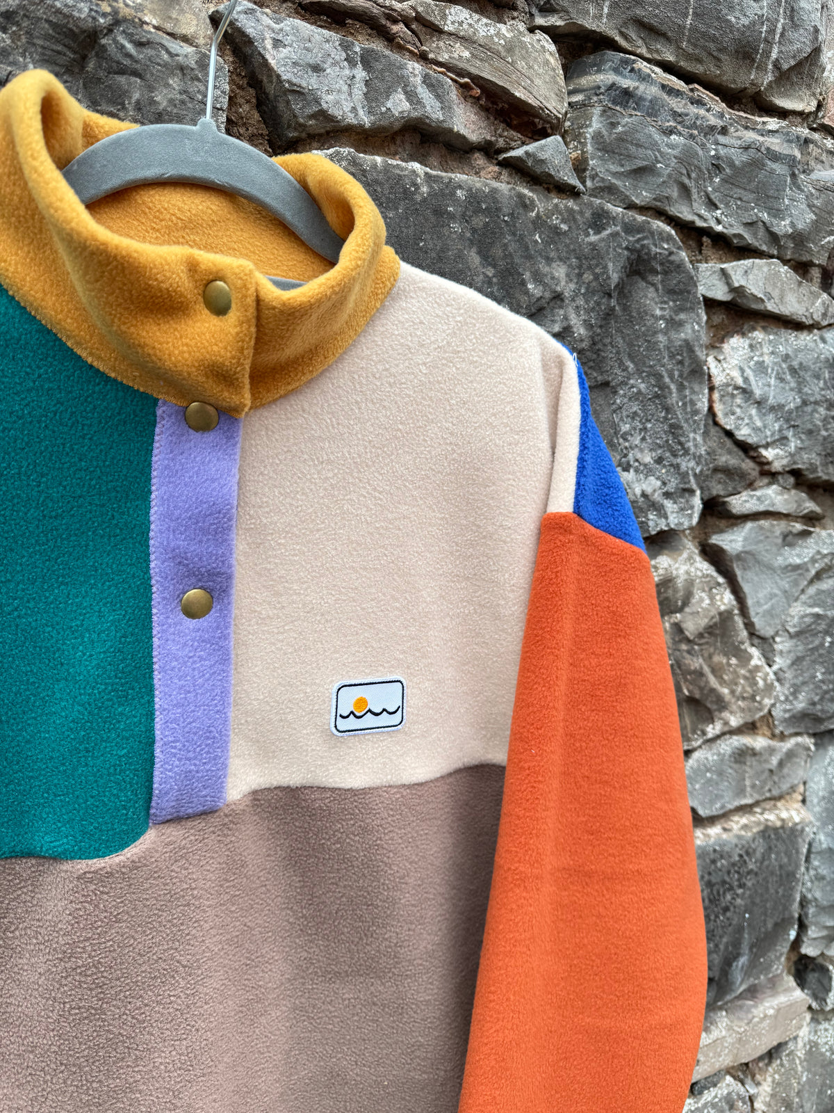 Short Large, Adult fleece with buttons