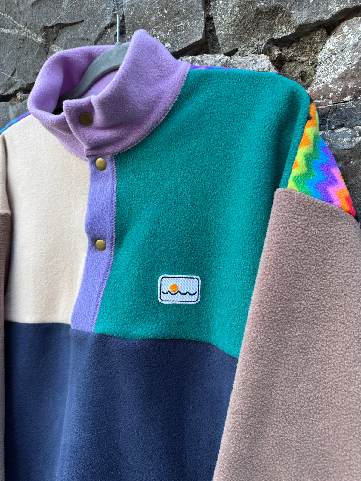 Short Large, Adult fleece with buttons