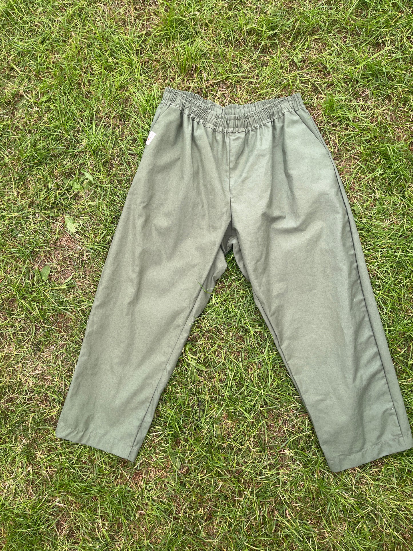 Small Green trousers (cotton canvas)