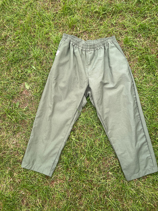 Small Green trousers (cotton canvas)