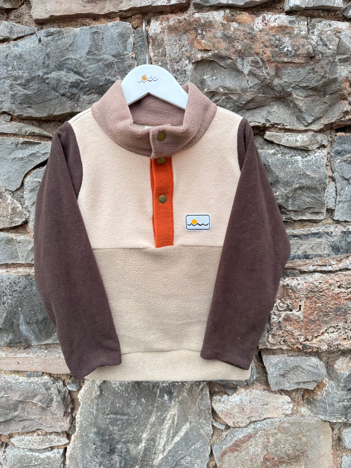 6yrs, Fleece with buttons
