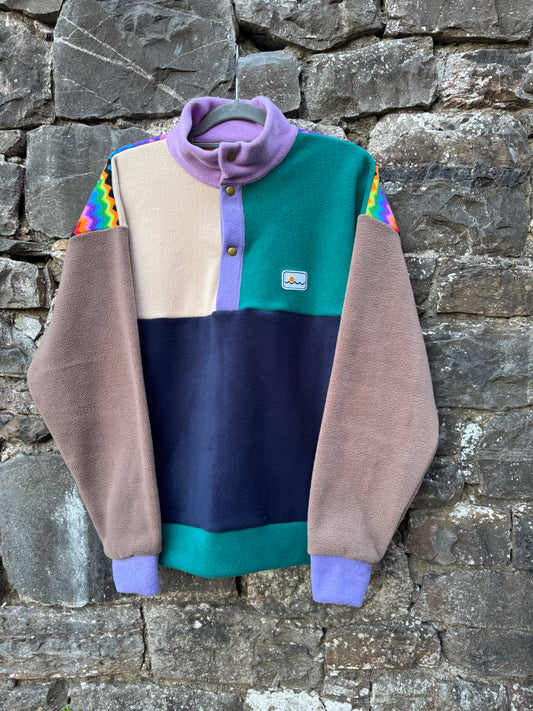 Short Large, Adult fleece with buttons