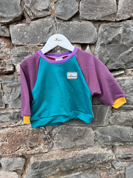 12 months, Raglan boxy fit sweatshirt