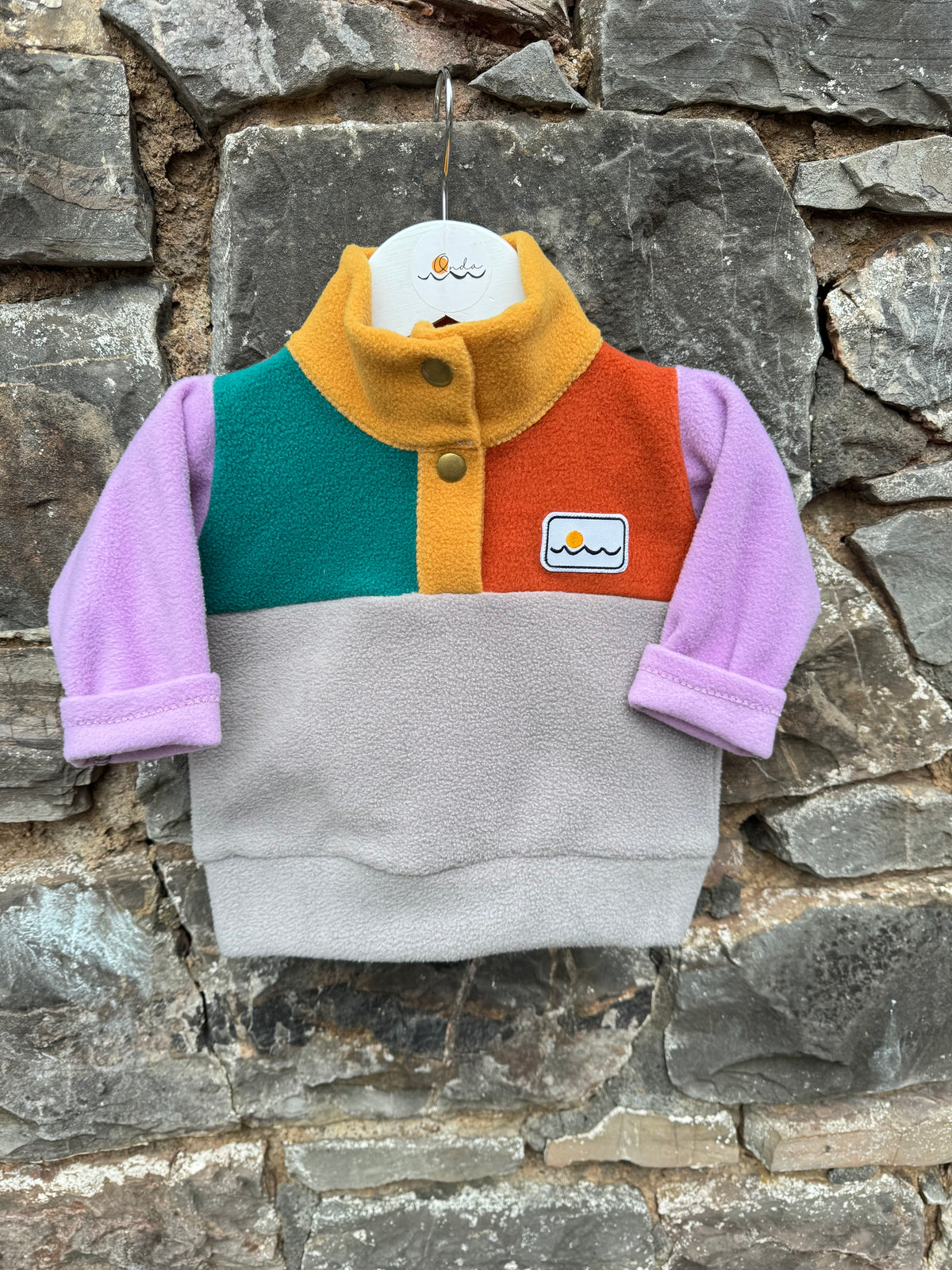 6 months Fleece with button