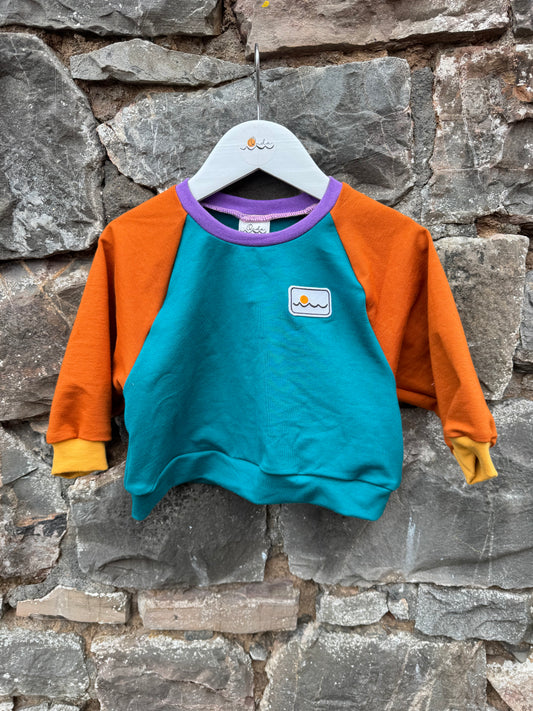 12 months, Raglan boxy fit sweatshirt