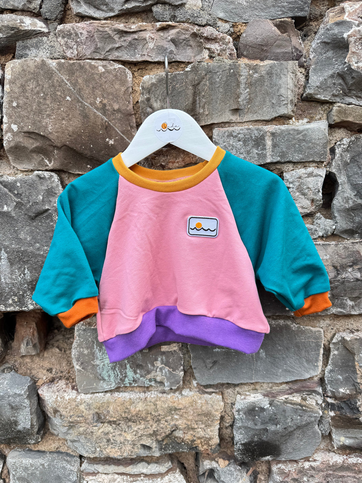 6 months, Raglan boxy fit sweatshirt