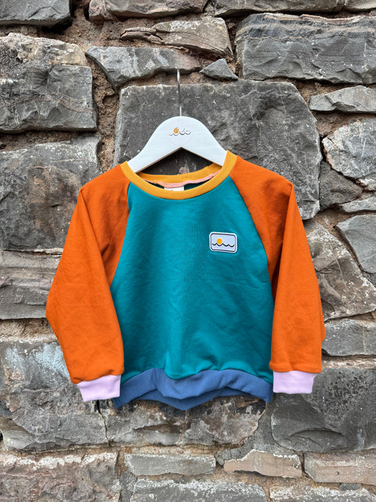 3 years, Raglan boxy fit sweatshirt