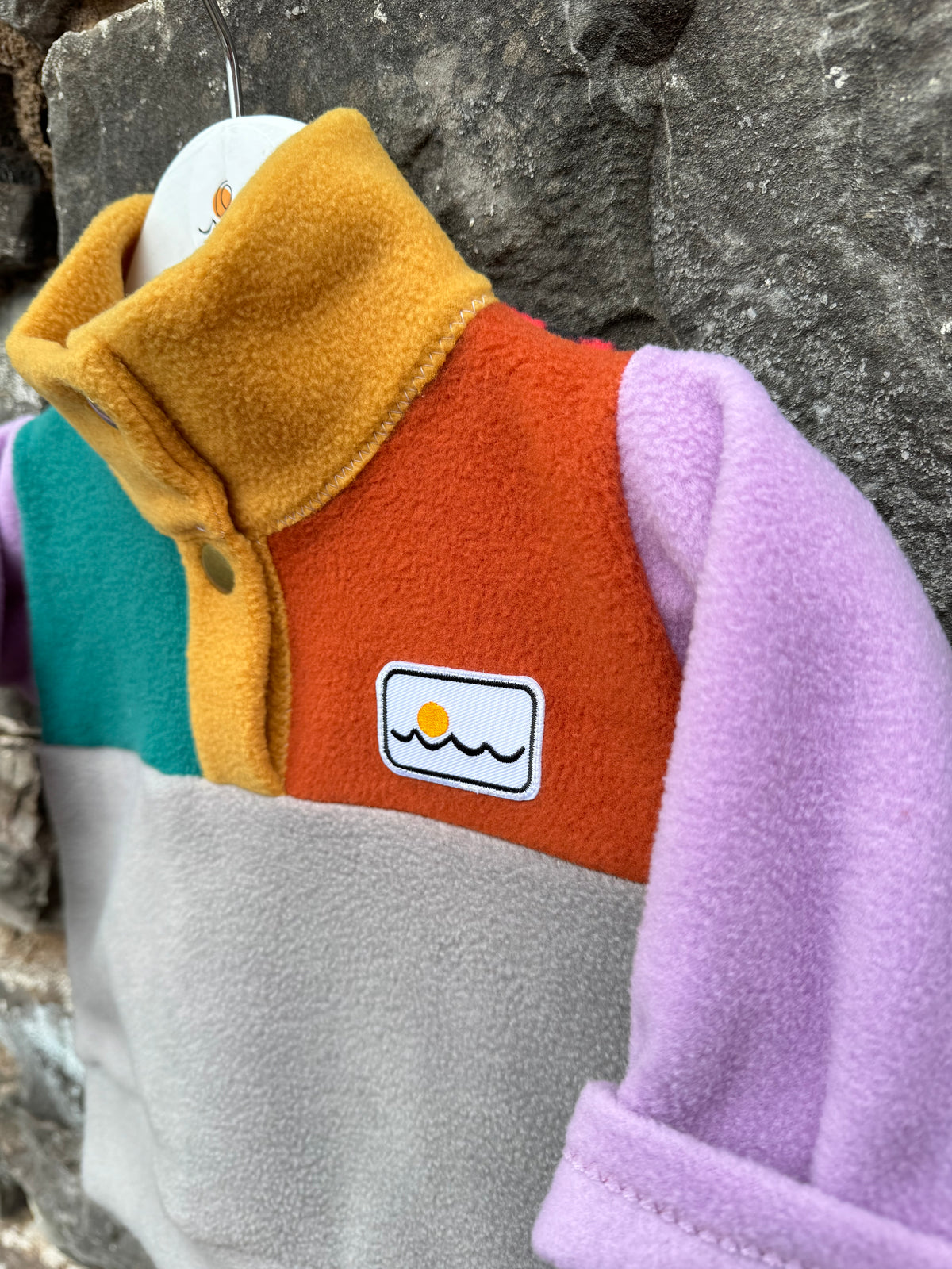 6 months Fleece with button