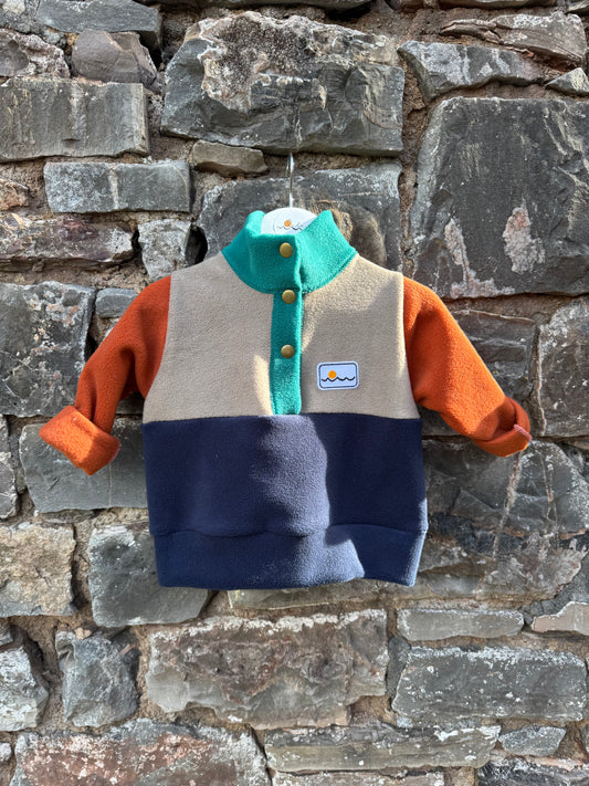 12 months Fleece with buttons