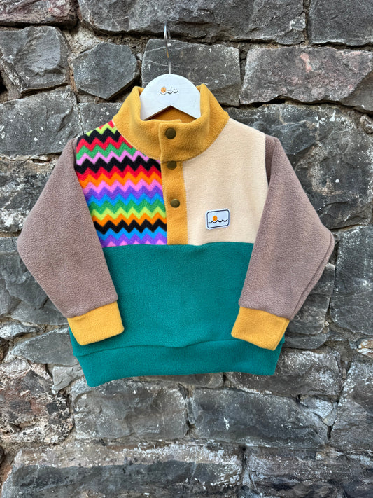 3yrs, Fleece with buttons