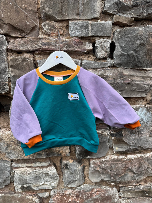 12 months, Raglan boxy fit sweatshirt